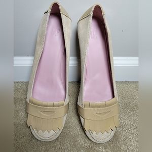 Gap 'Kiltie'‎ Tan Leather Loafers - Size 6
